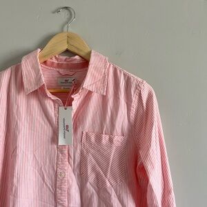 Vineyard Vines | Pink Striped Button Down Shirt